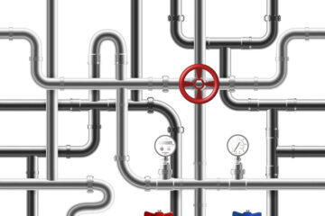 fluxo a partir da escolha da tubulação